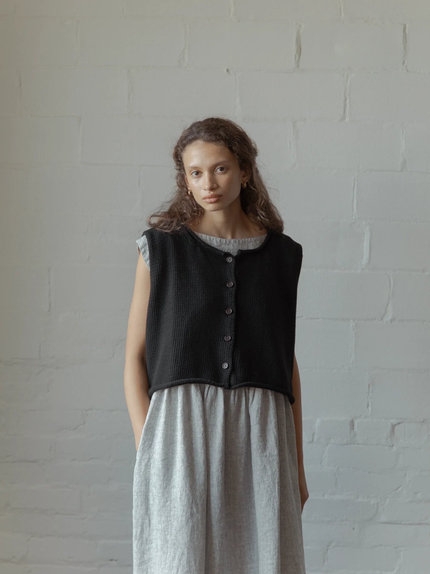 Lennon Vest- Noir