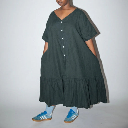 Baseball Dress - Black