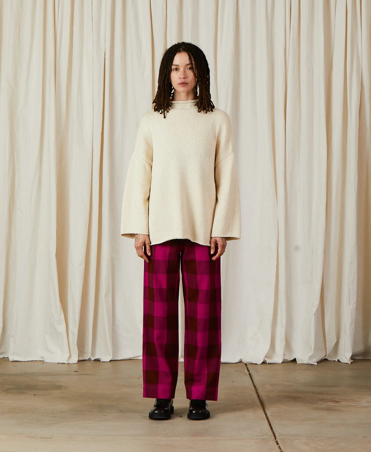 Mock Turtleneck - Natural