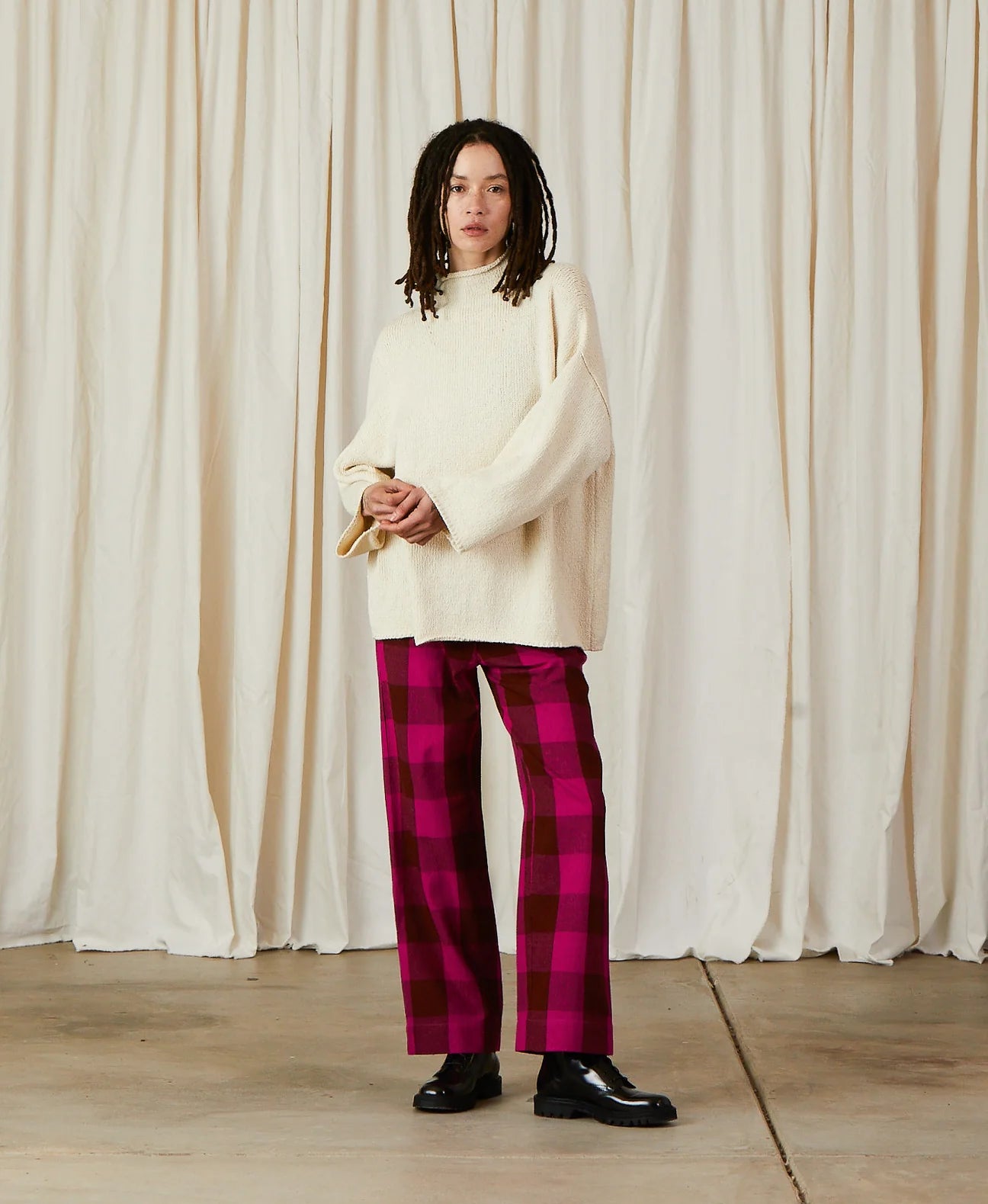 Mock Turtleneck - Natural