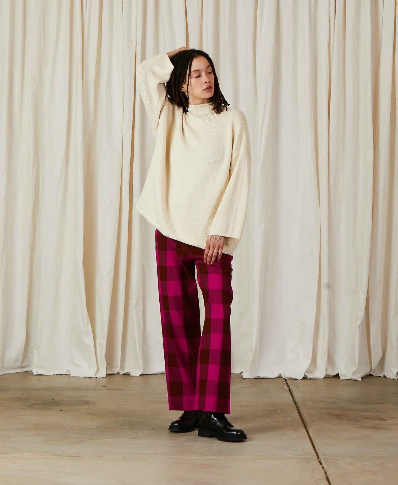 Mock Turtleneck - Natural