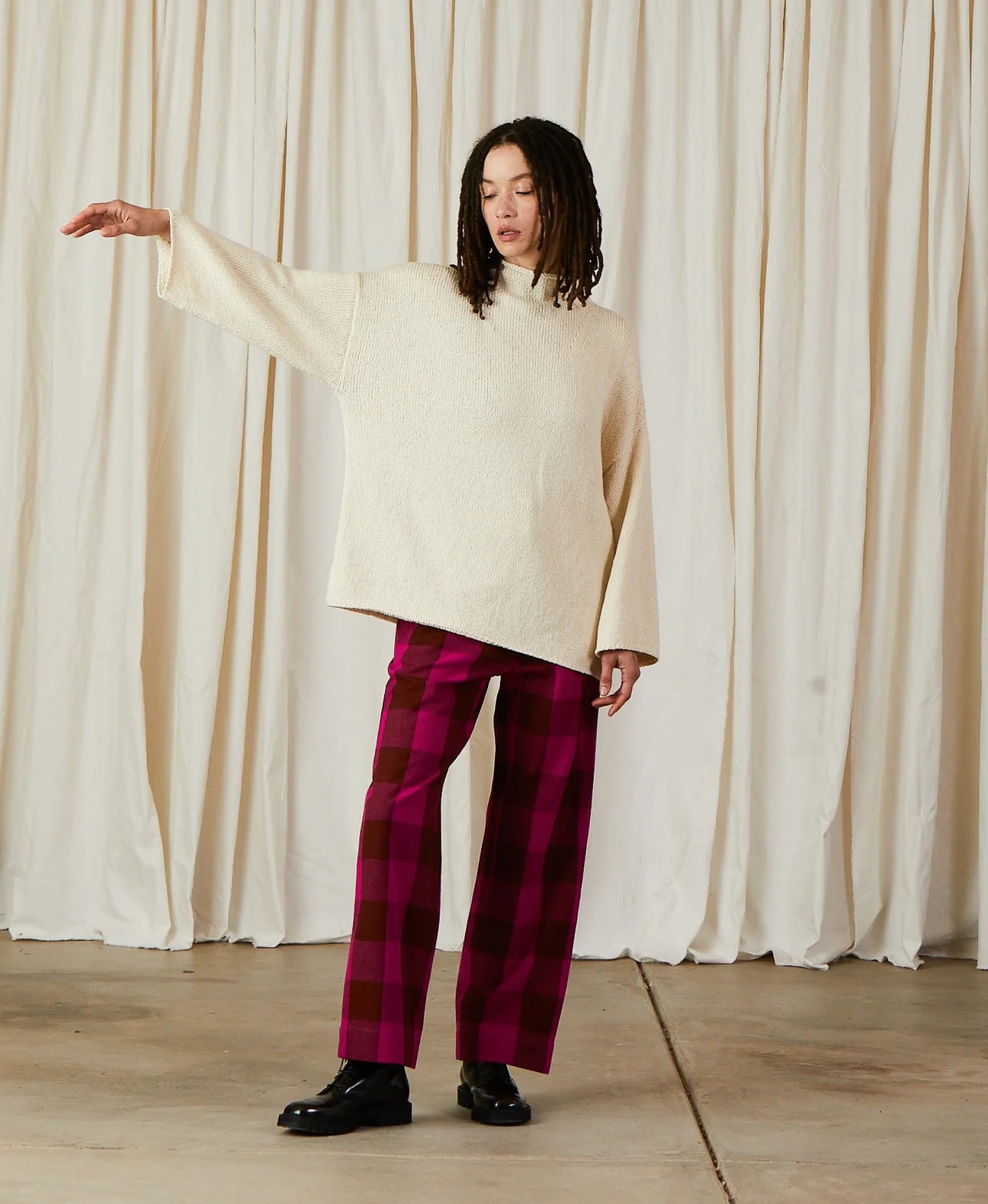 Mock Turtleneck - Natural