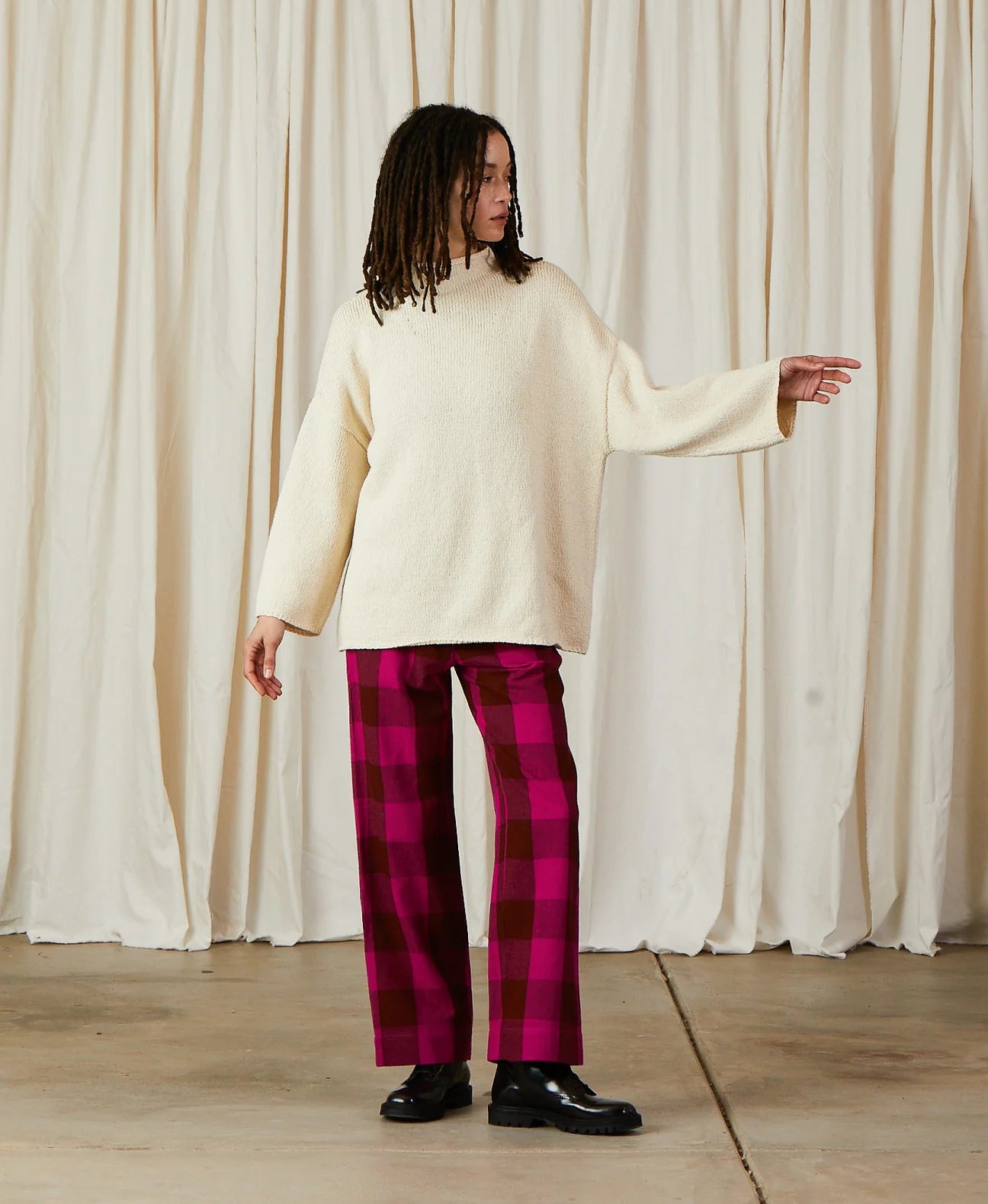 Mock Turtleneck - Natural
