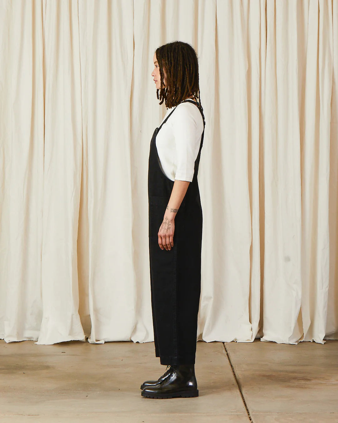 Overall Jumper - Faded Black