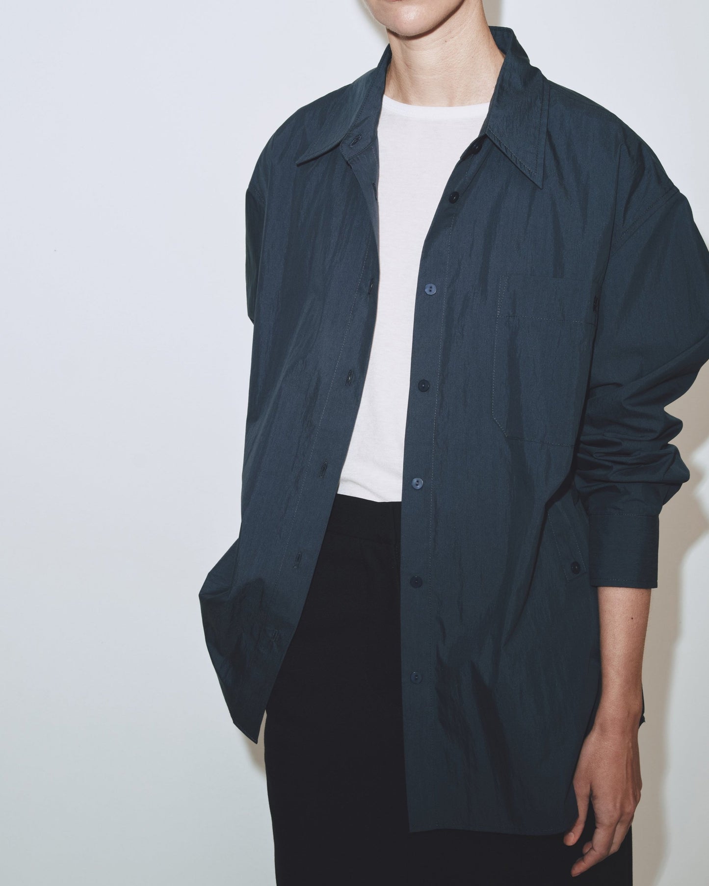 Oversized Shirt - Dark Blue