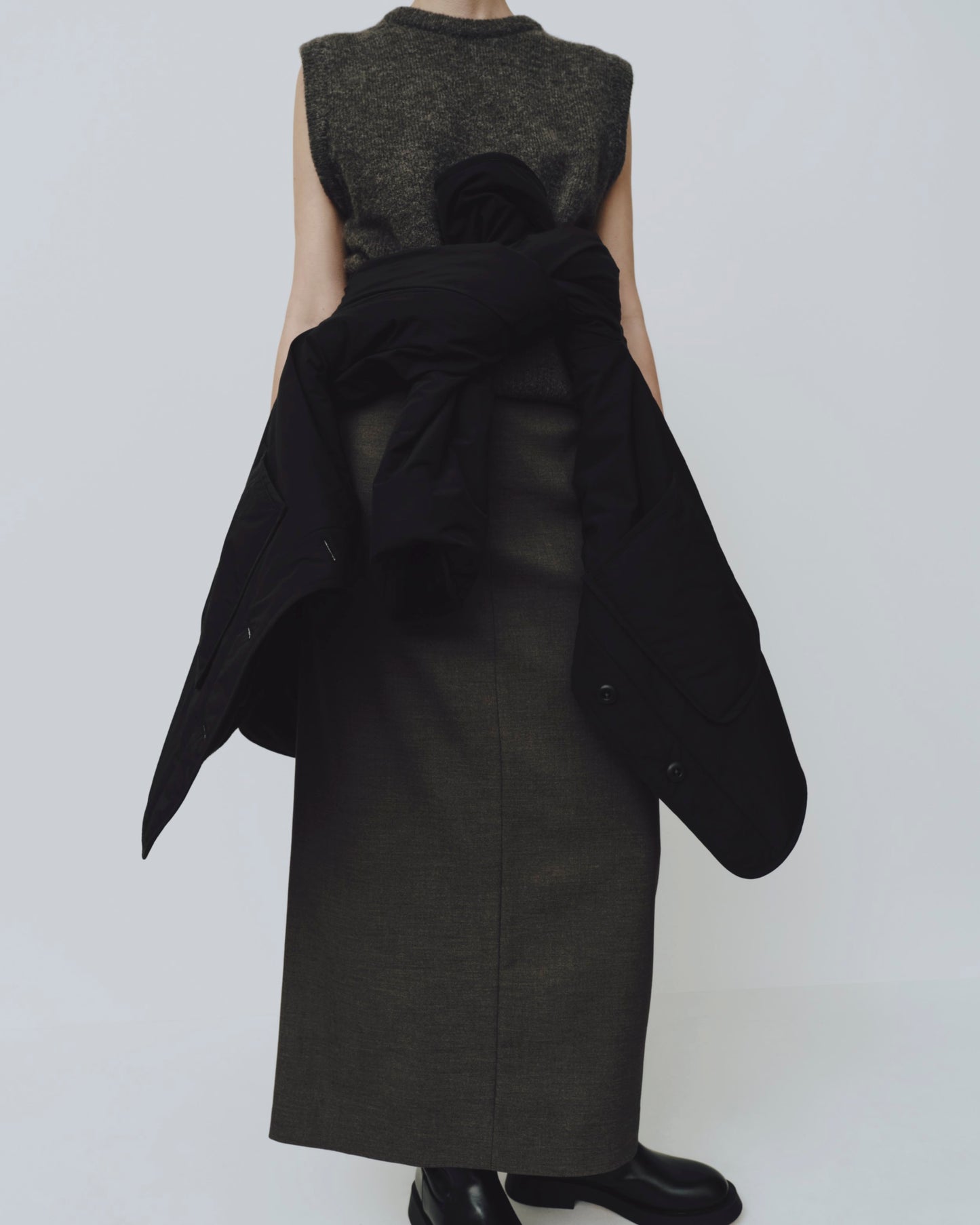 Reversible Padded Jacket - Black
