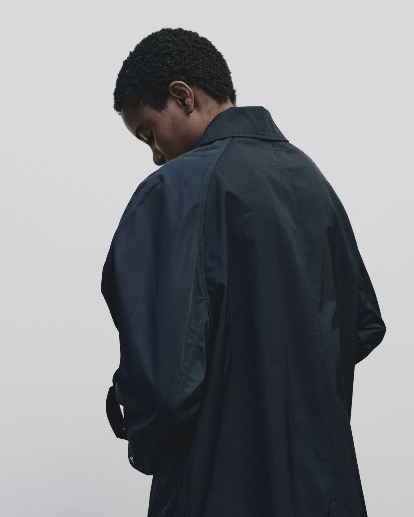 Oversized Trench - Navy