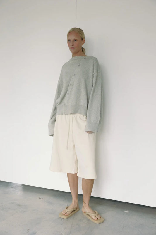 Asymmetric Knit - Cotton/Cashmere