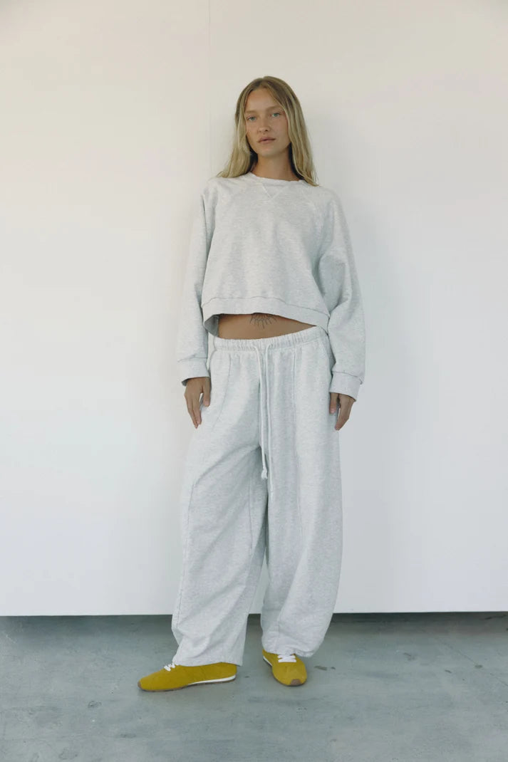 The Barrel Sweat Pant - Grey