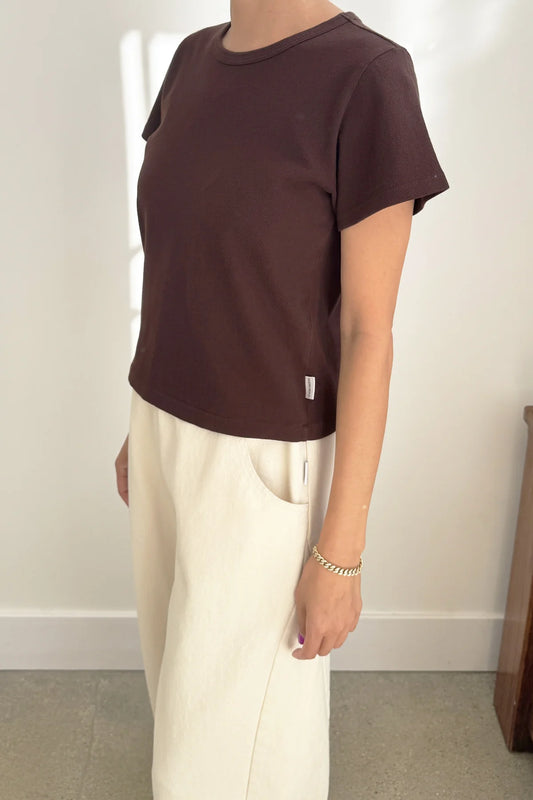 Little Boy Tee - Dark Cocoa