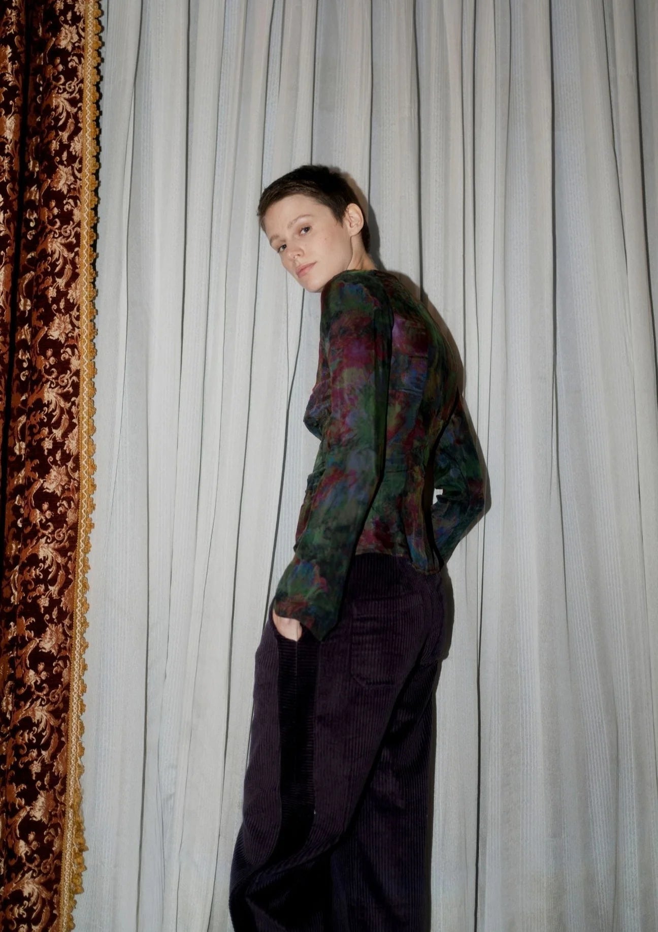 Side Kick Trousers - Plum