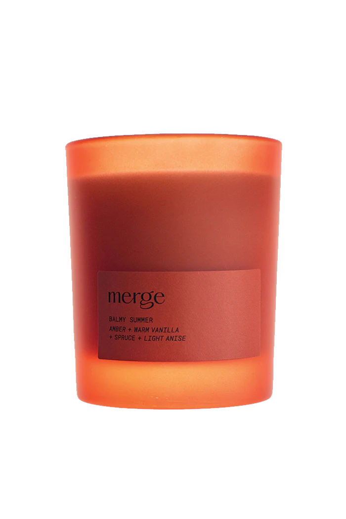 natural scented soy candle hand poured in amber glass