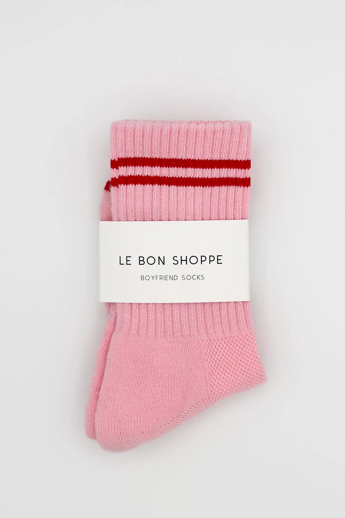 Boyfriend Socks - Armour Pink
