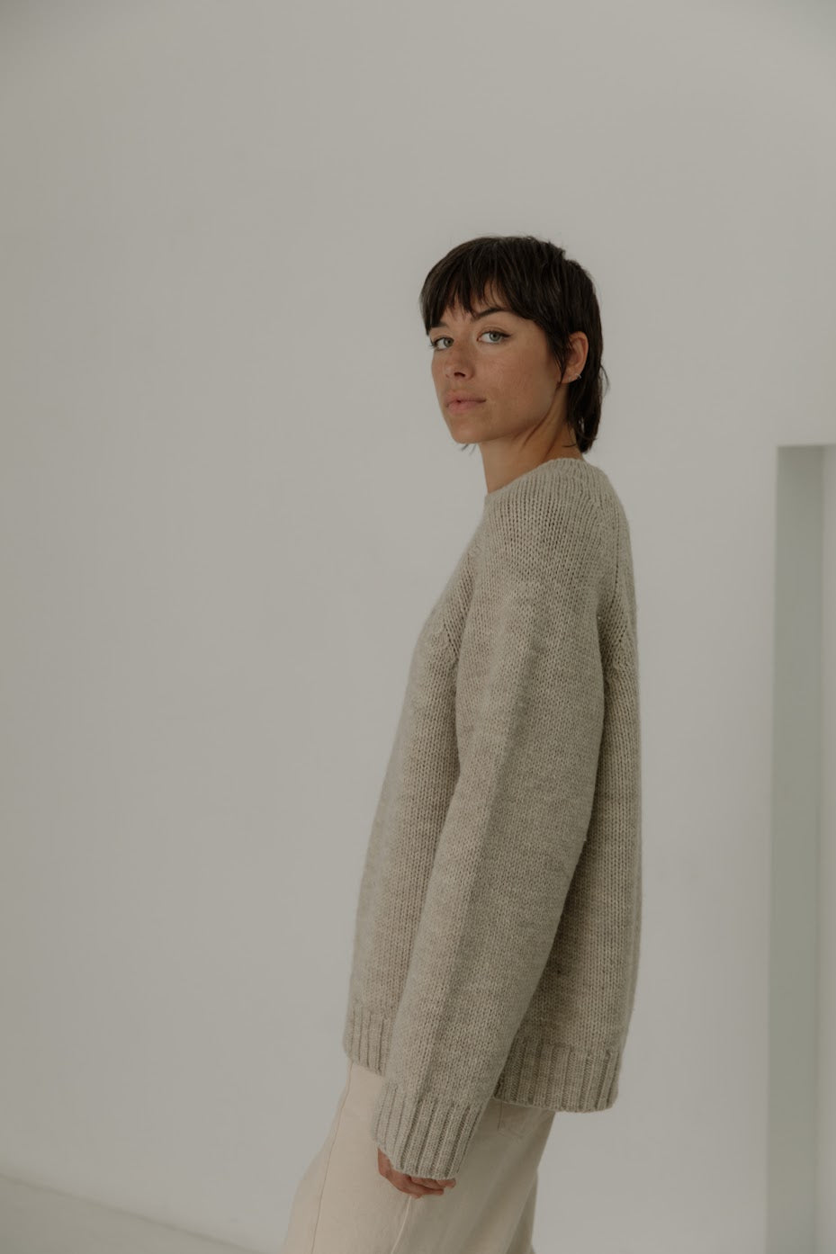 Channel Sweater - Sandstone