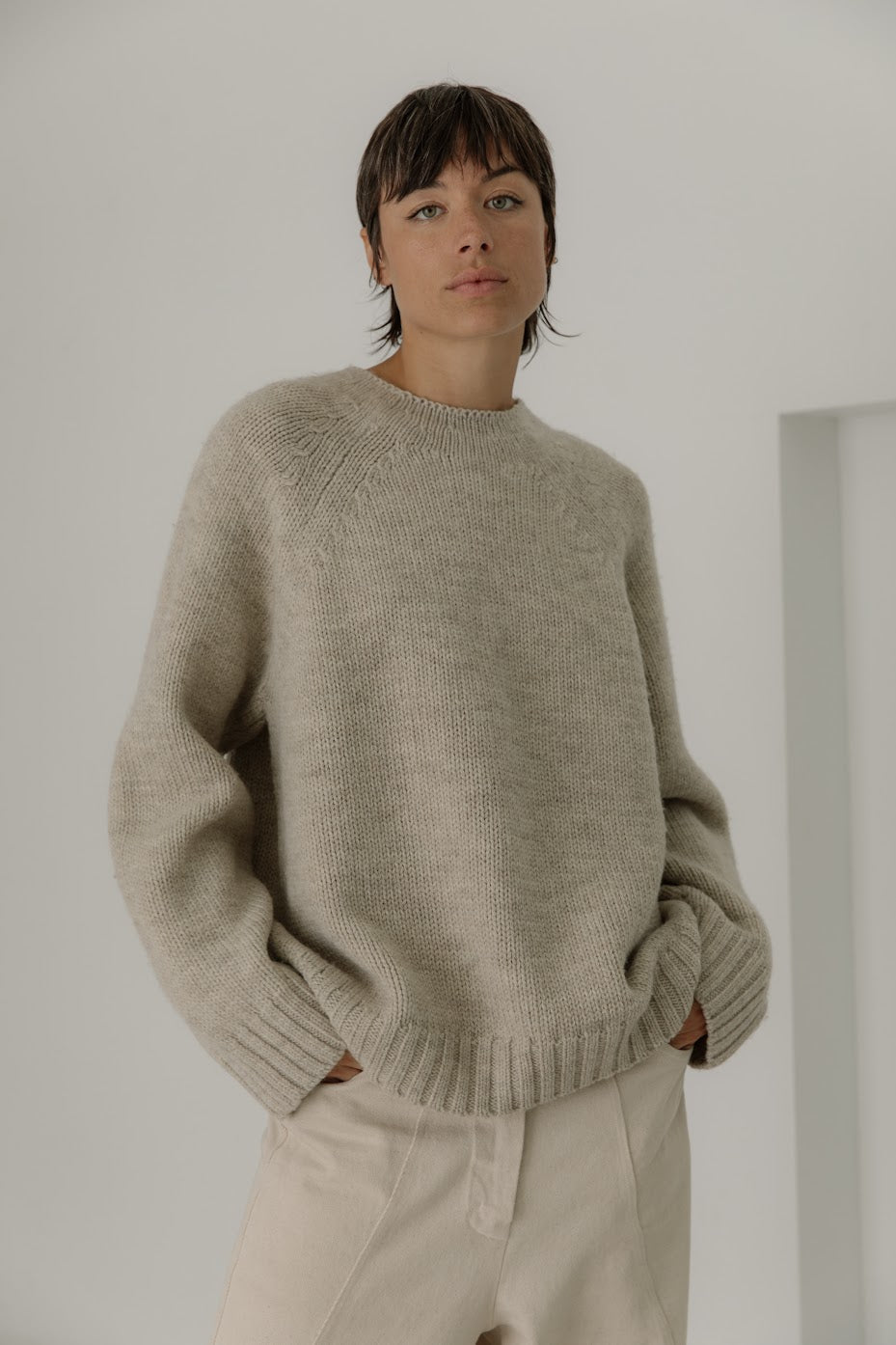 Channel Sweater - Sandstone