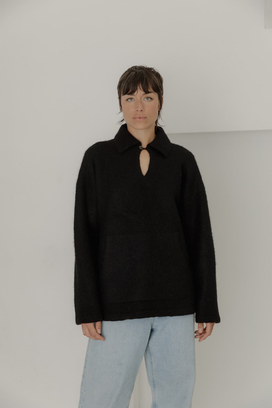 Felted Polo - Classic Black