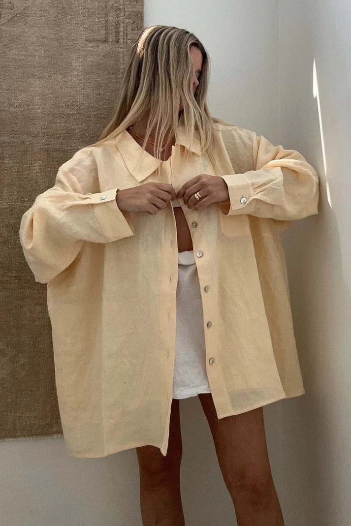 The Oxford Shirt - Butter Yellow