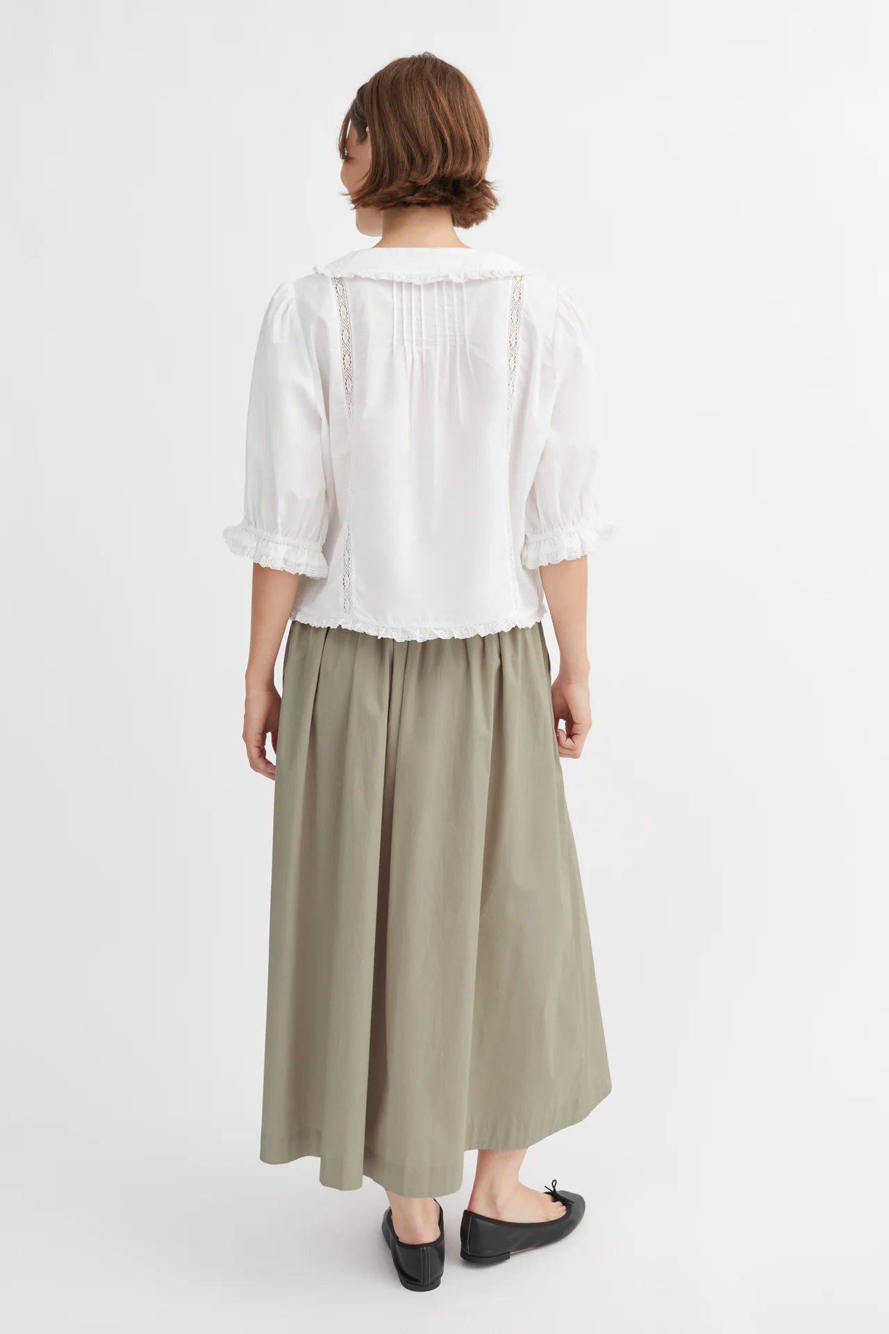 Dagny Skirt - Stone Moss