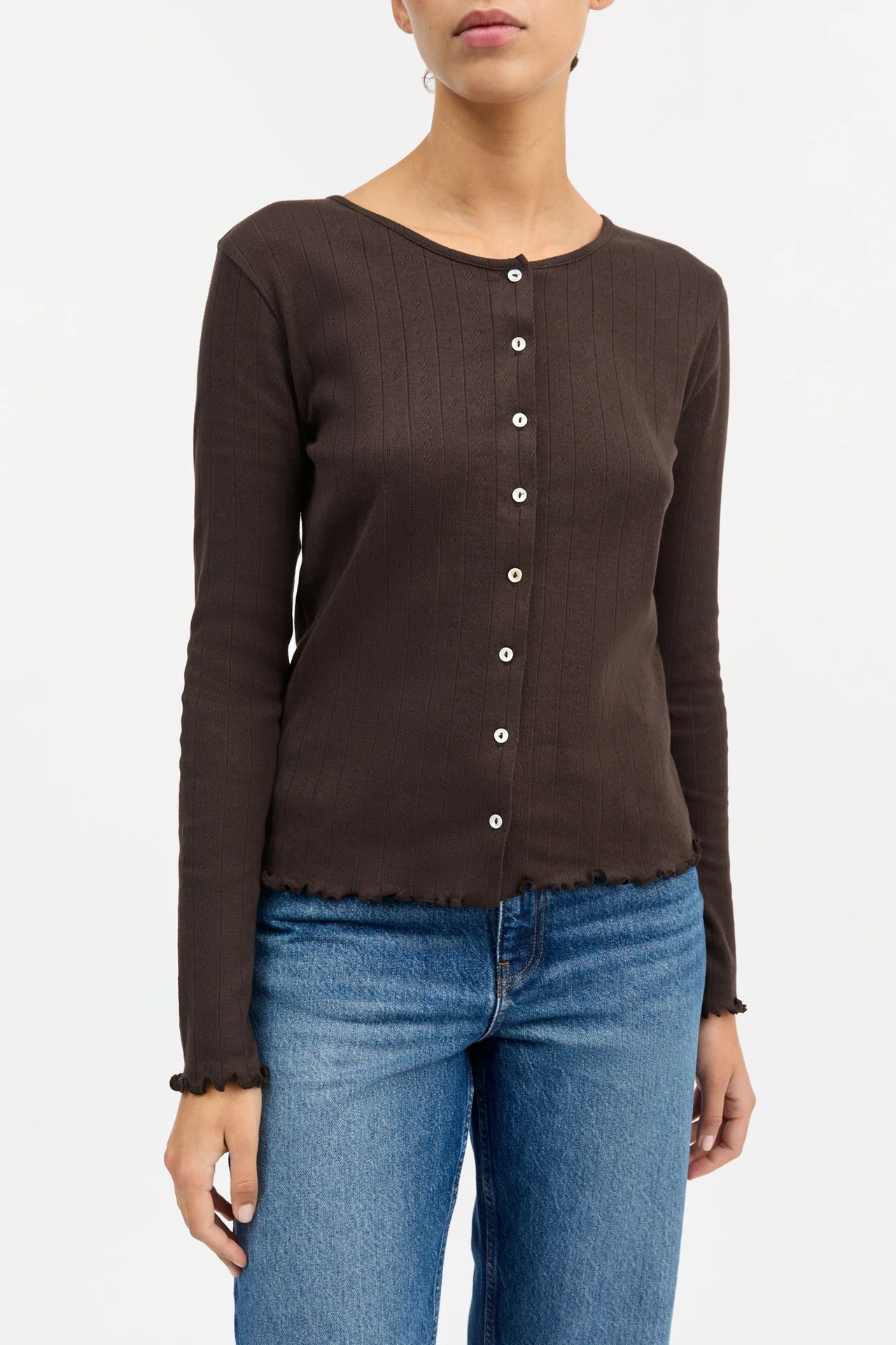 Edie Cardigan - Dark Brown