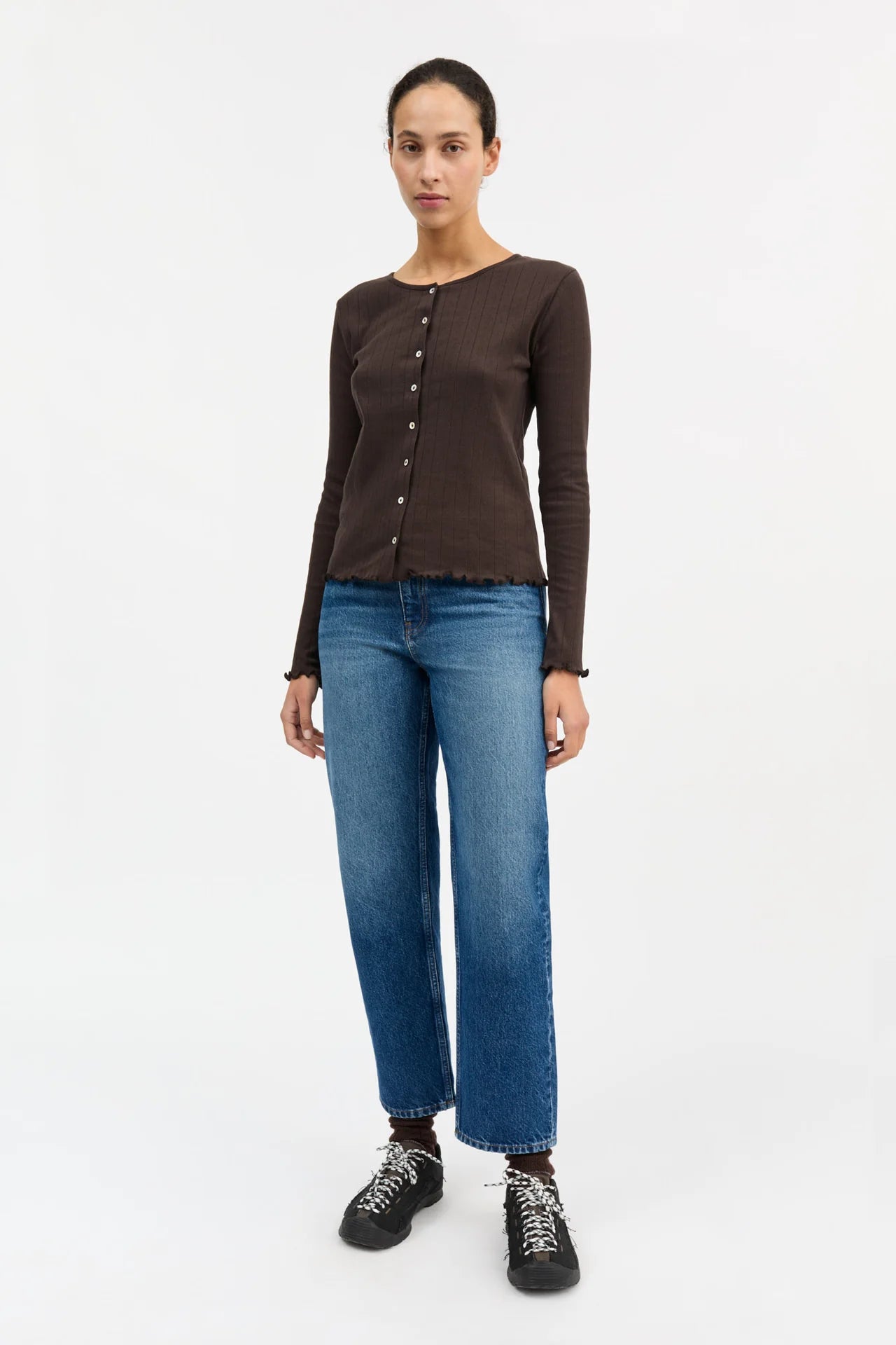 Edie Cardigan - Dark Brown