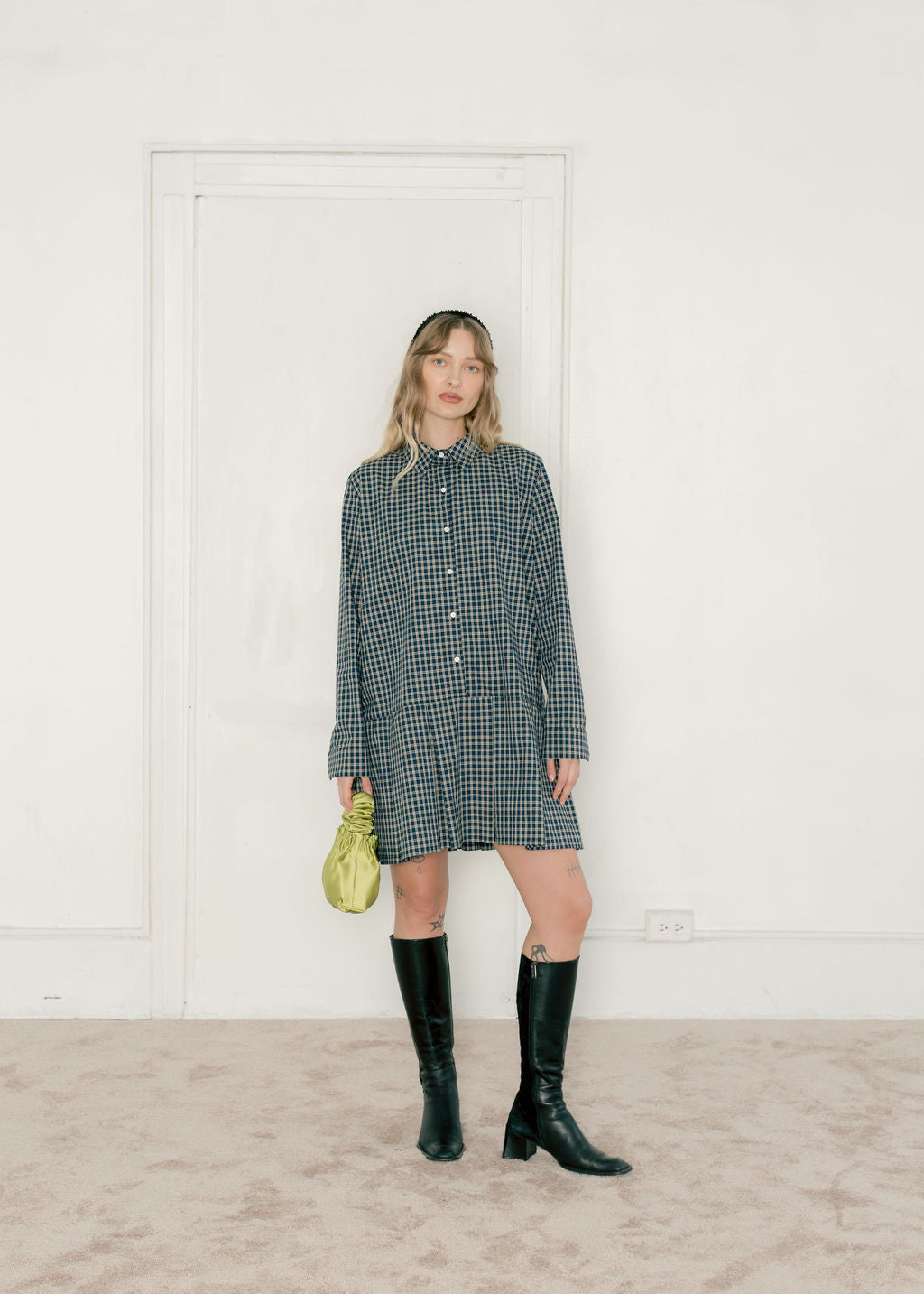 Faye Dress - Carter Plaid