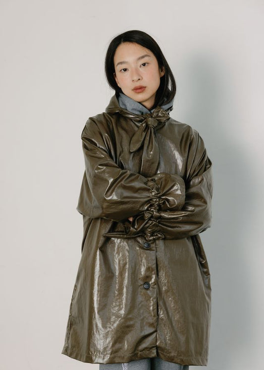 Judy Rain Jacket - Metallic Moss