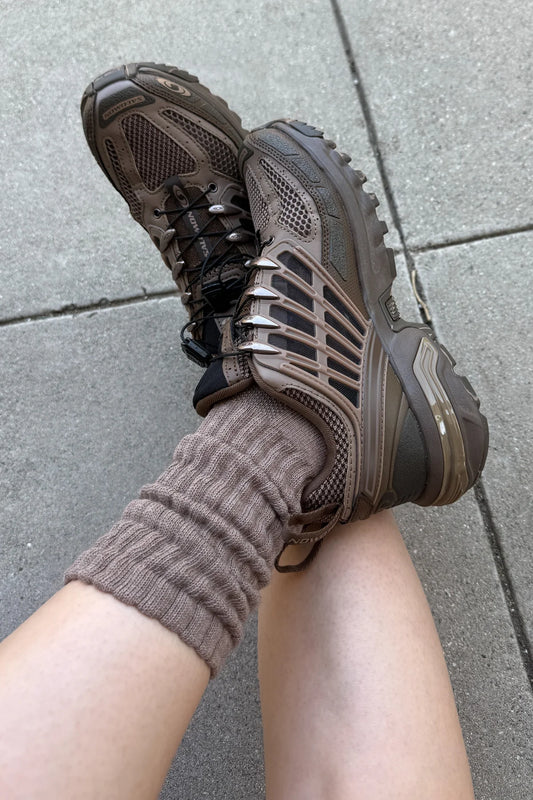 Ballet Socks - Mocha Mousse