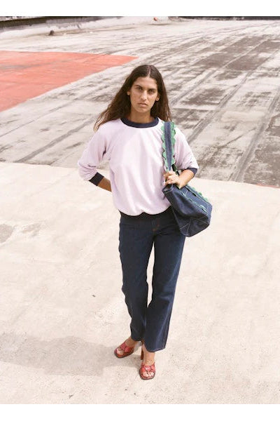 Rory Sweatshirt - Lavender/Navy