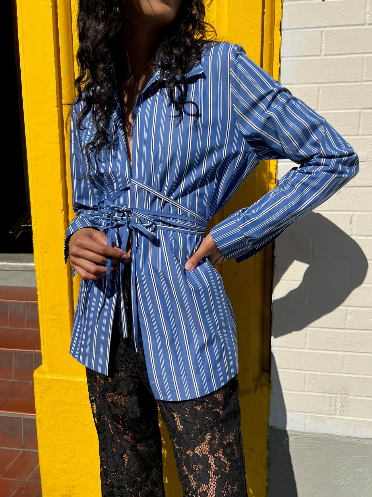 Revel Top - Jonathan Stripe