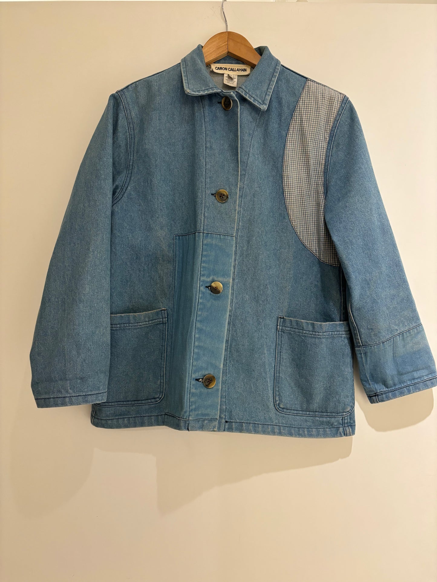 Caron Callahan Denim Quilt Coat