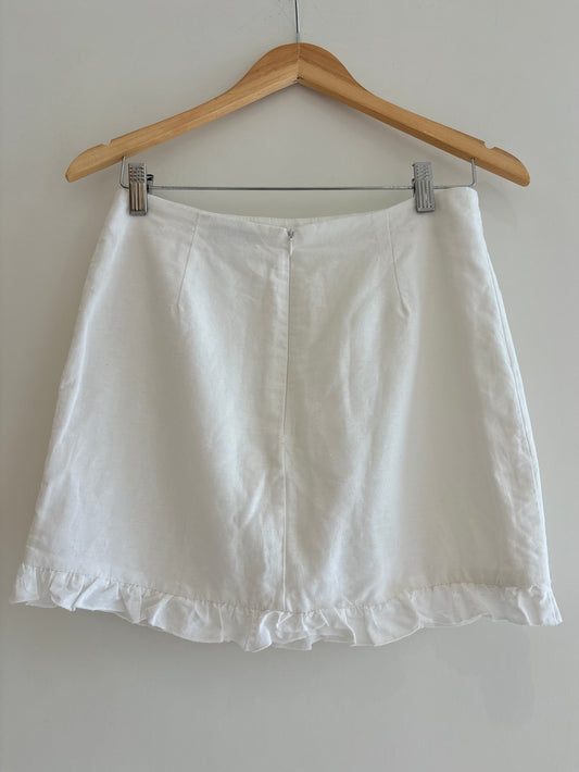 Linen Mini Skirt