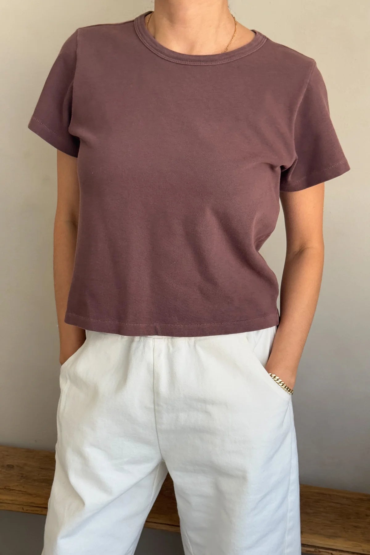 The Little Boy Tee- Espresso