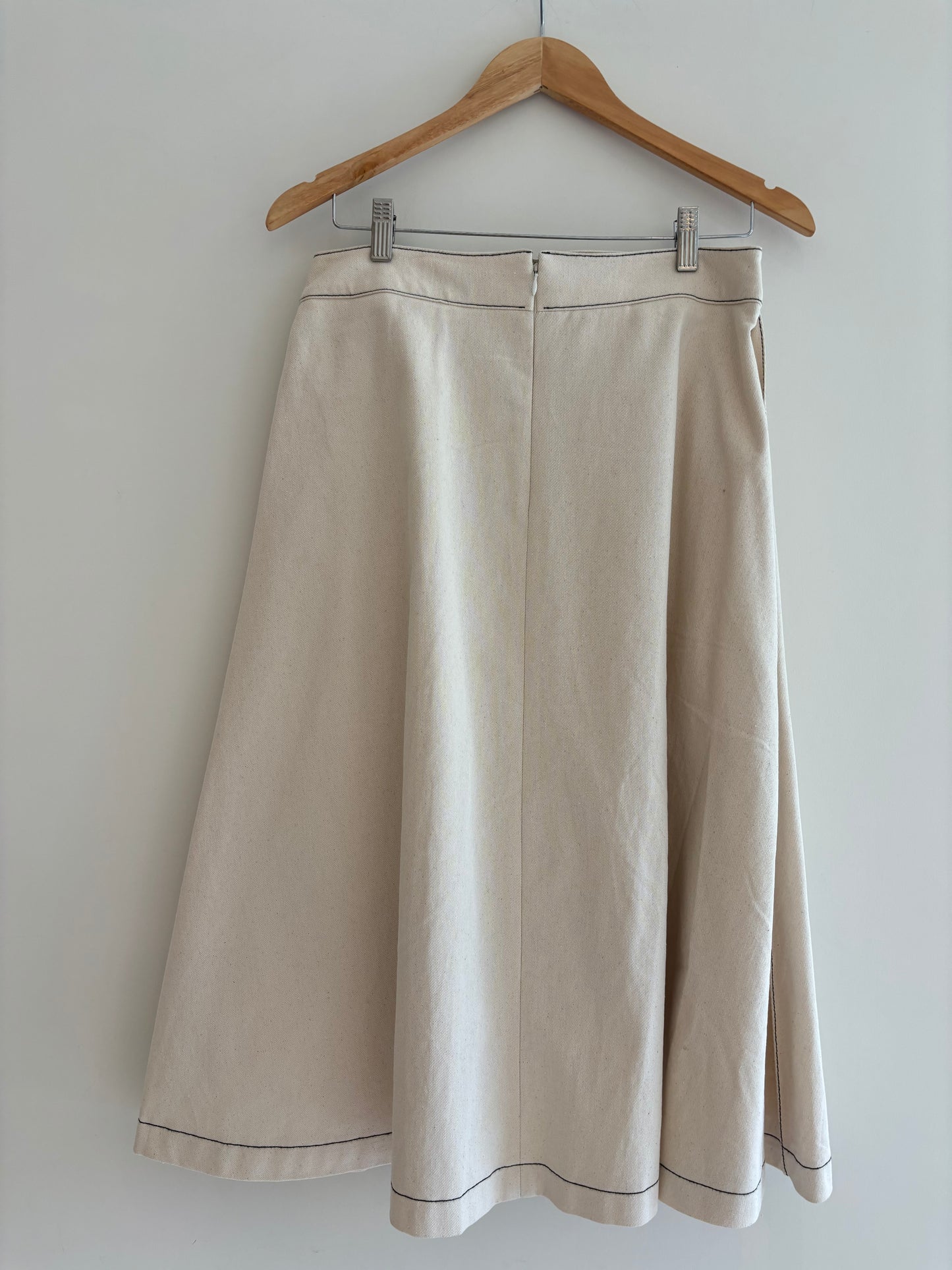 Eliza Faulkner Denim Midi Skirt