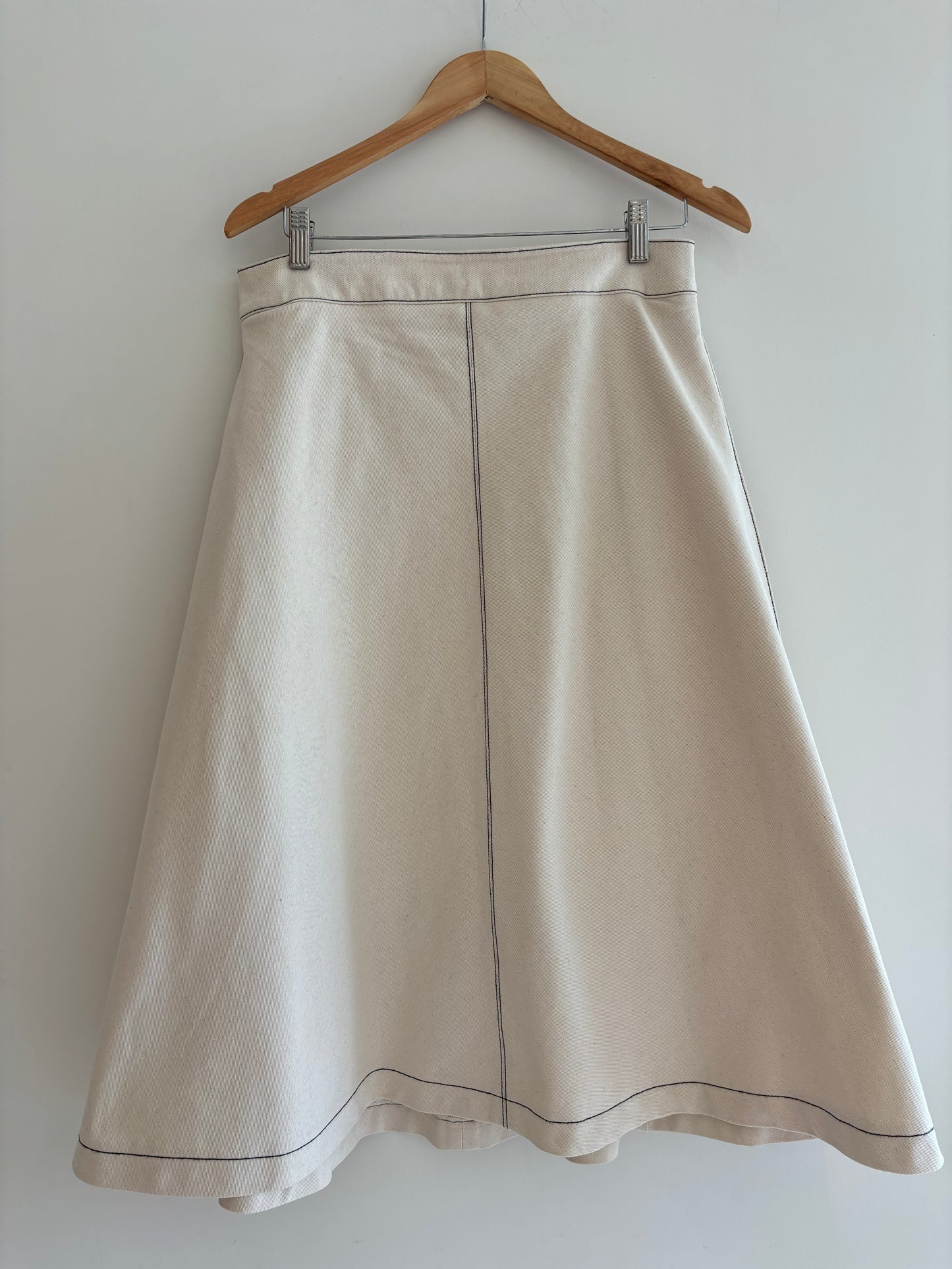 Eliza Faulkner Denim Midi Skirt