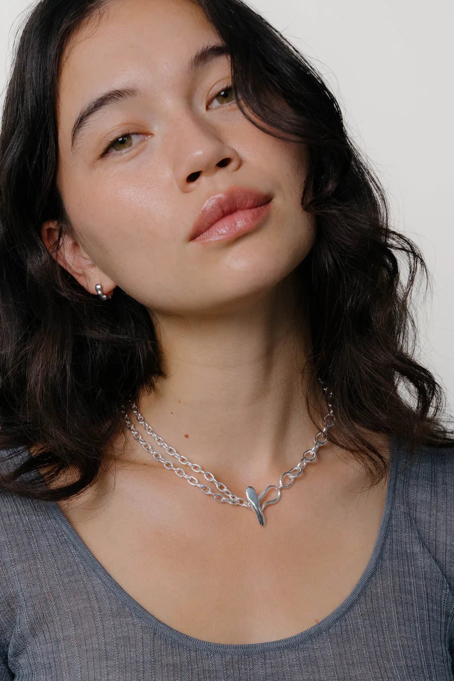 Ramona Necklace - Silver