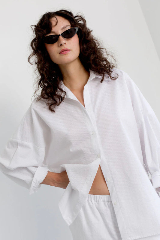 Robbie Shirt - Solstice White