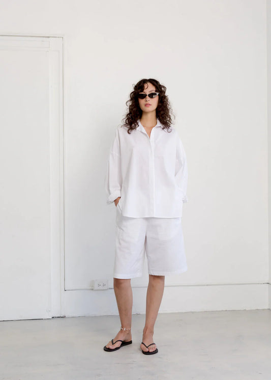 Robbie Shirt - Solstice White