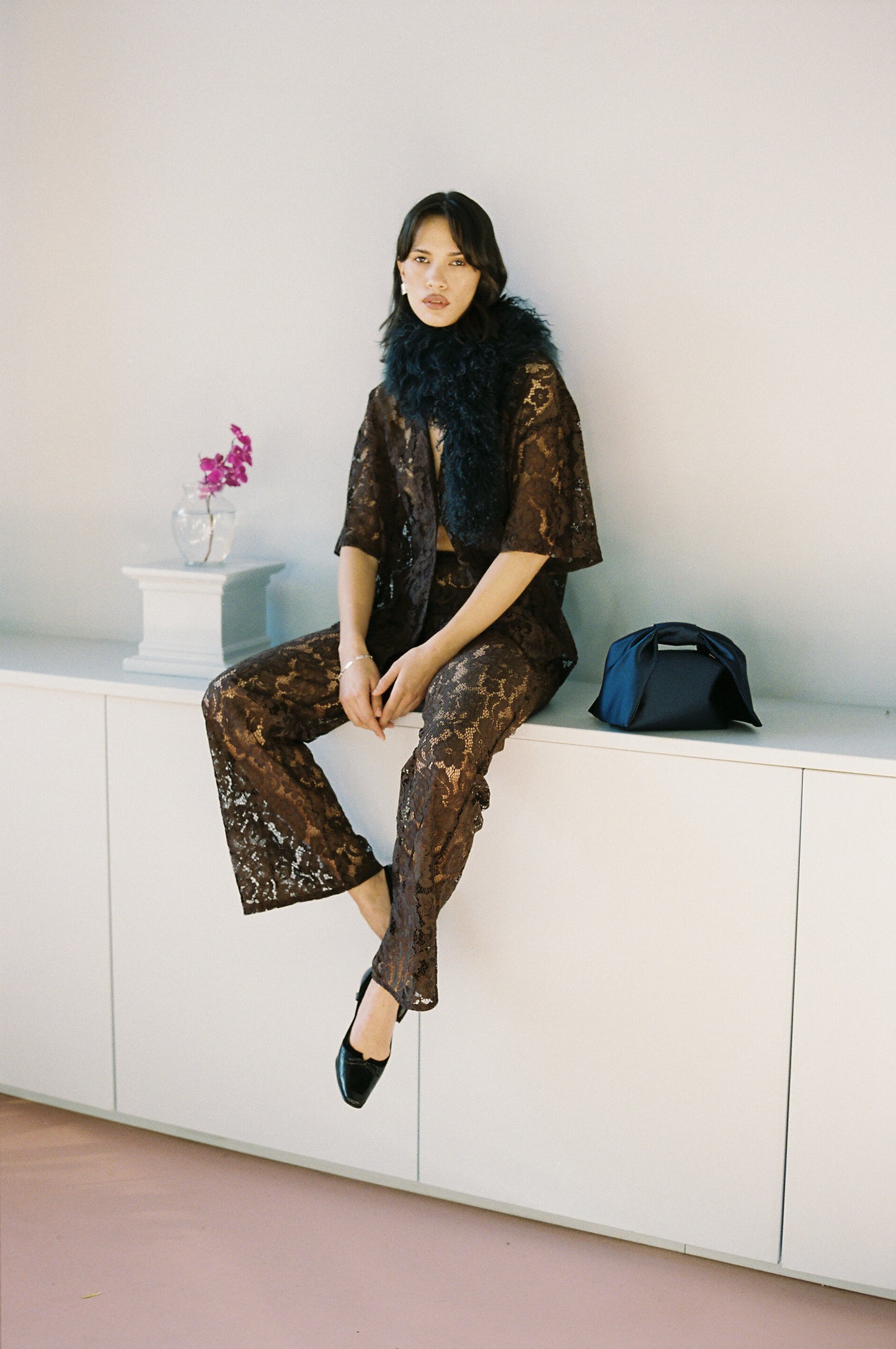 Lace Romeo Top - Americano