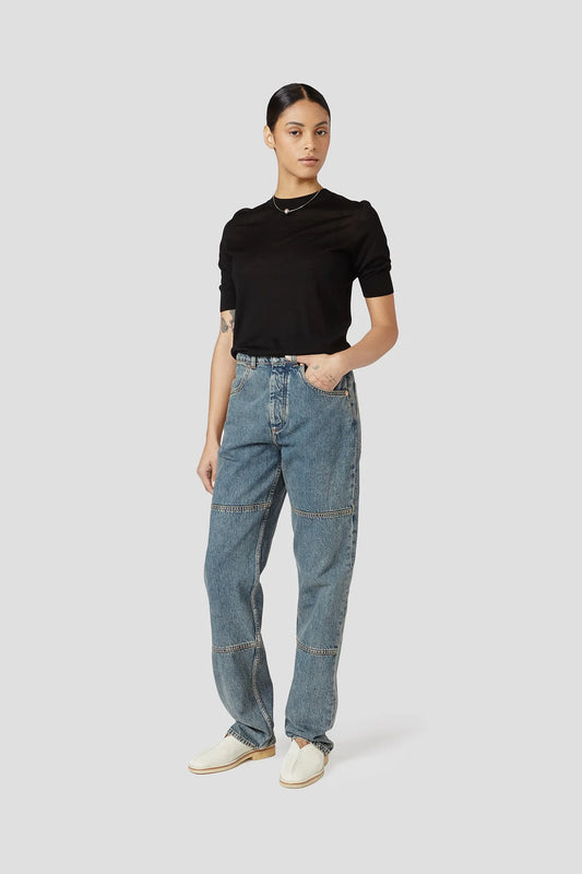 Ash Double-Knee Jeans