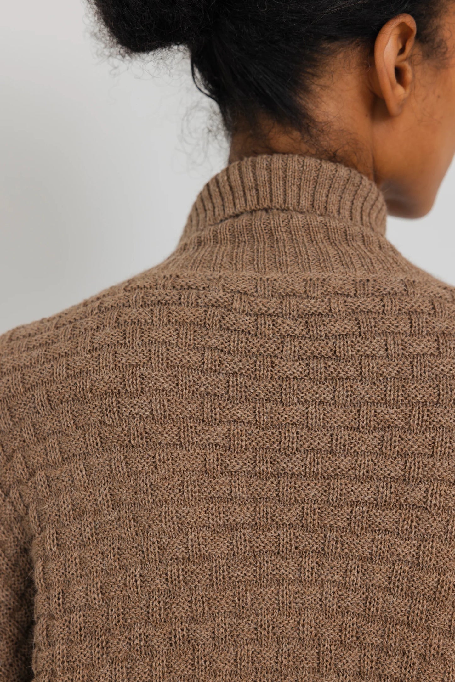 Lattice Cardigan - Camel