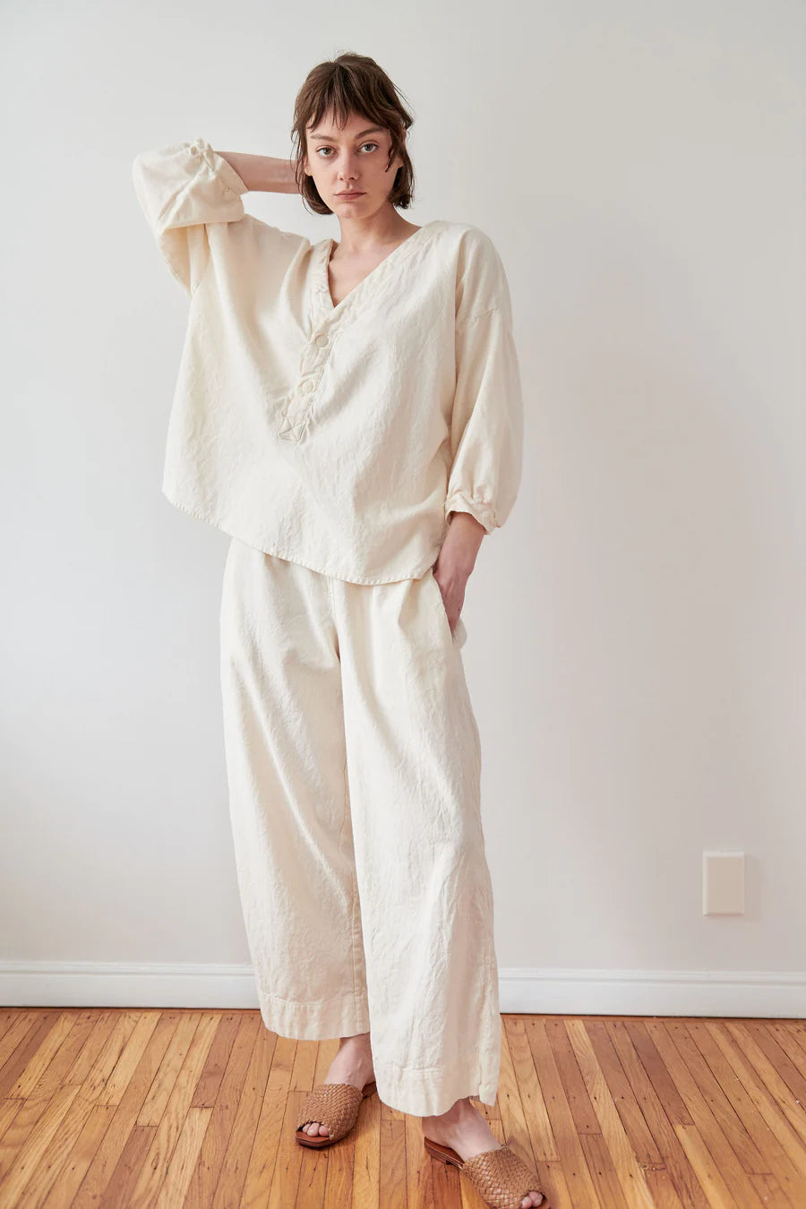 Oxford Trouser - Natural