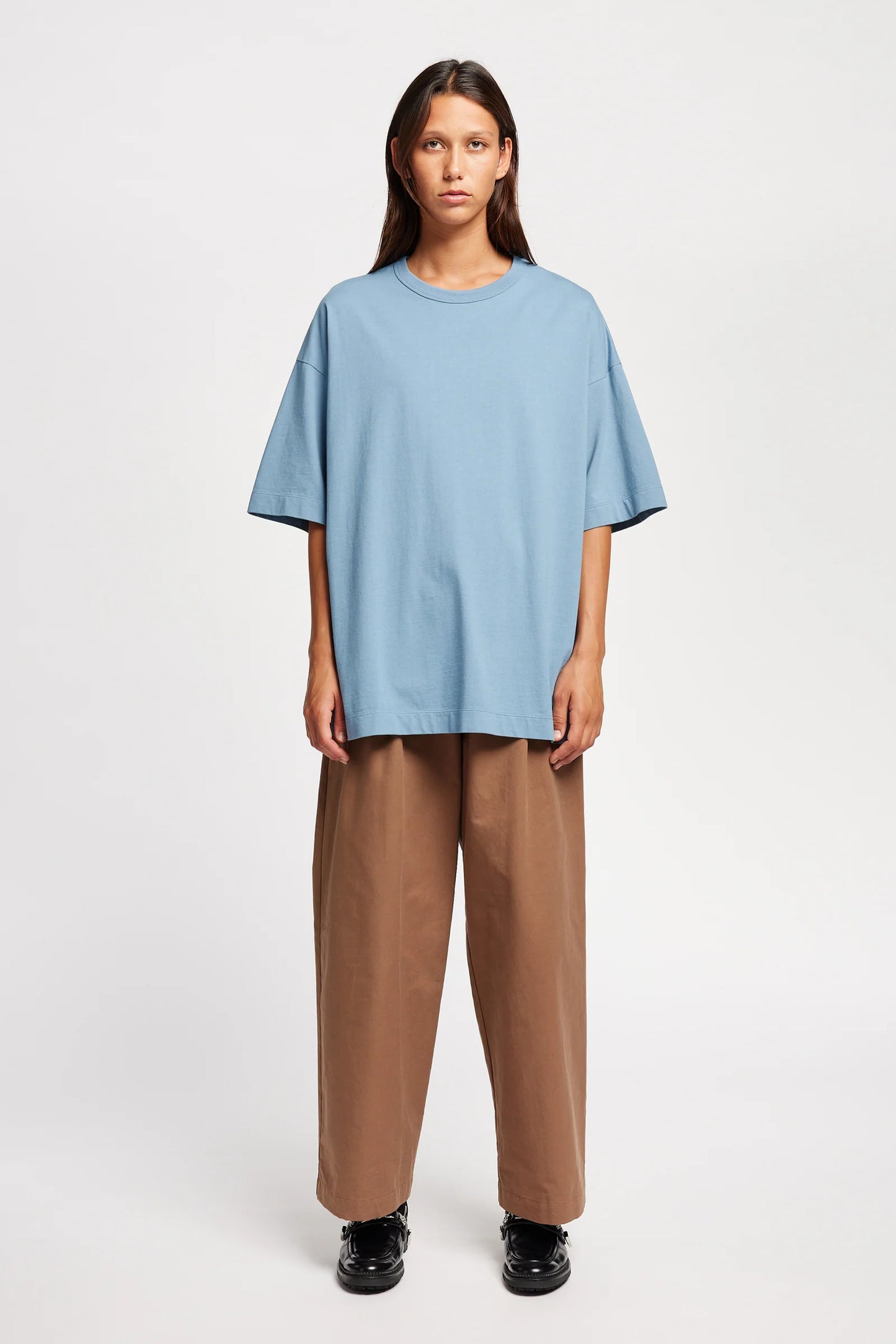 Seleno Pleat Pant - Clay