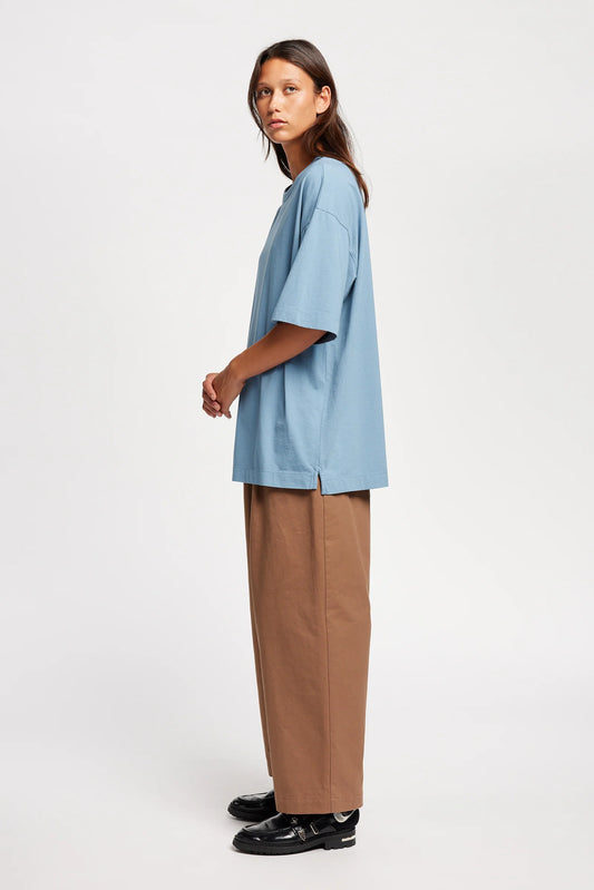 Seleno Pleat Pant - Clay