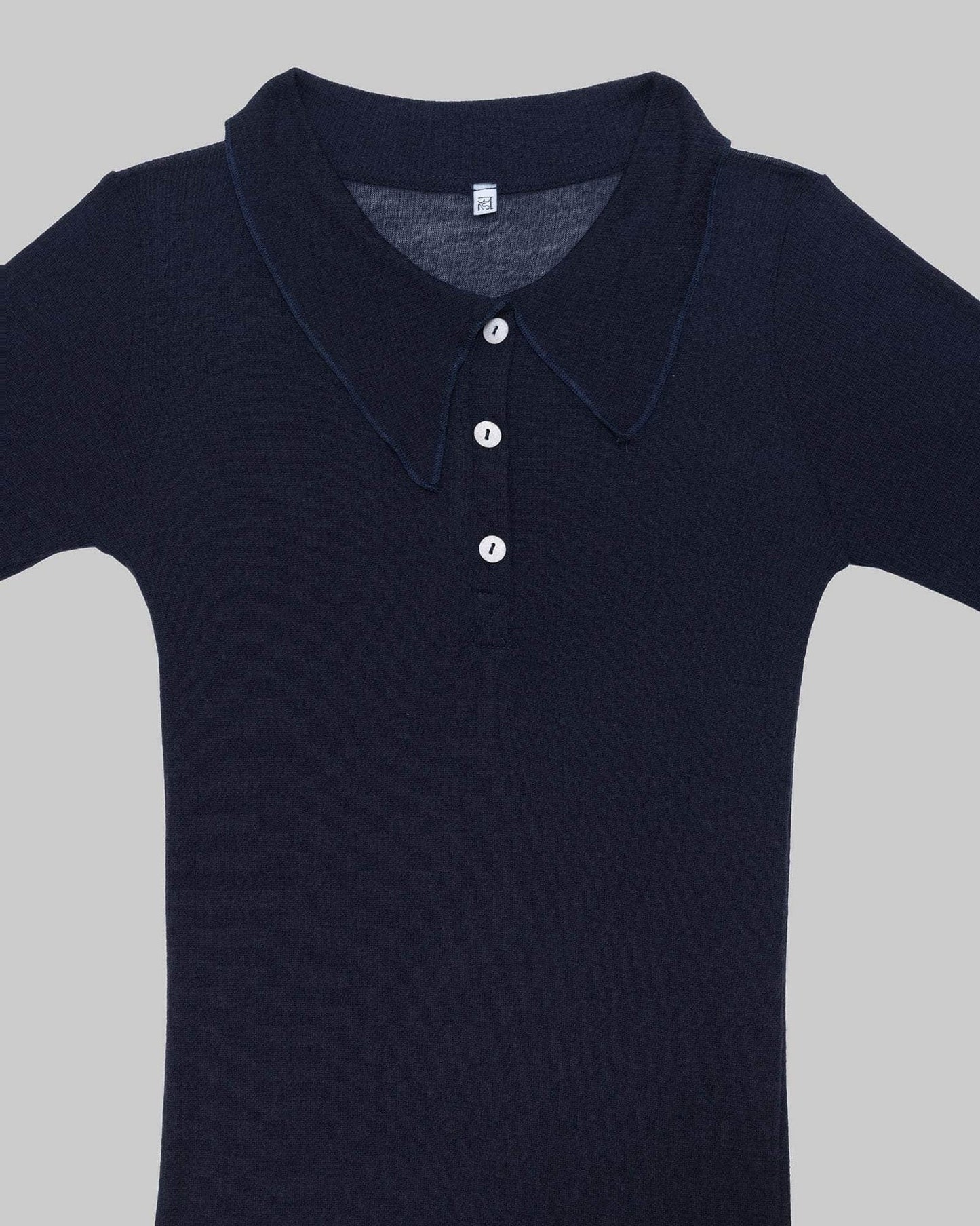 Dual Long Sleeve Tee - Fine Wool Rib