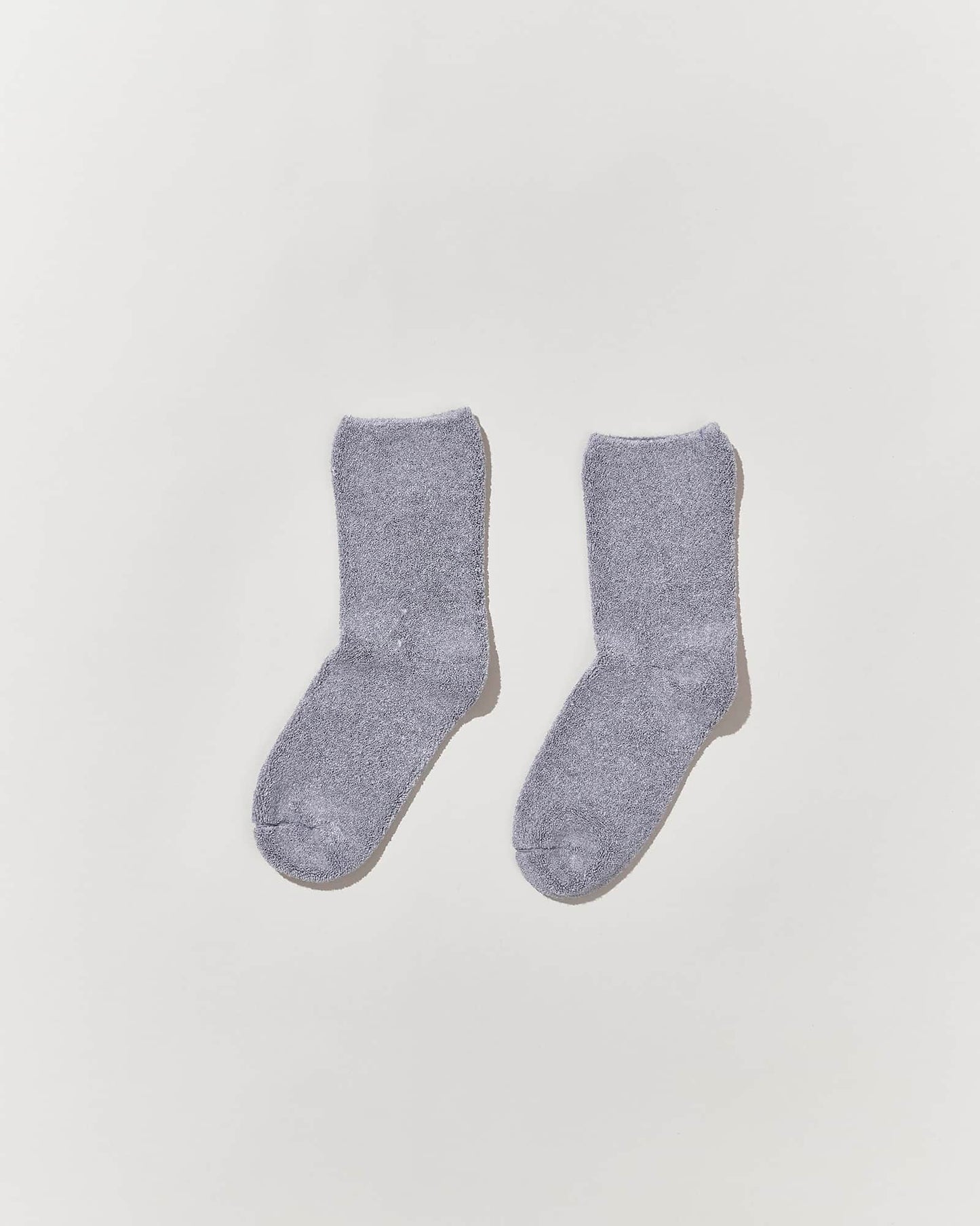 Buckle Overankle Socks - Grey Melange