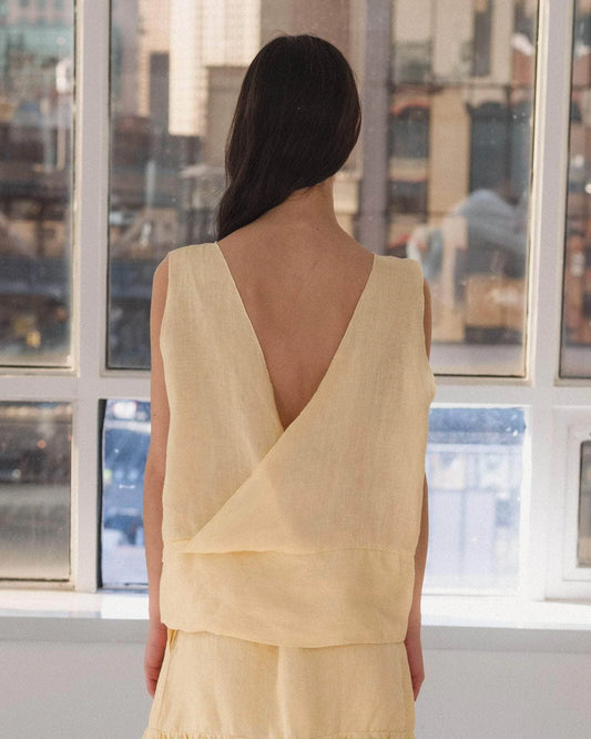 Garlin Top - Fine Linen