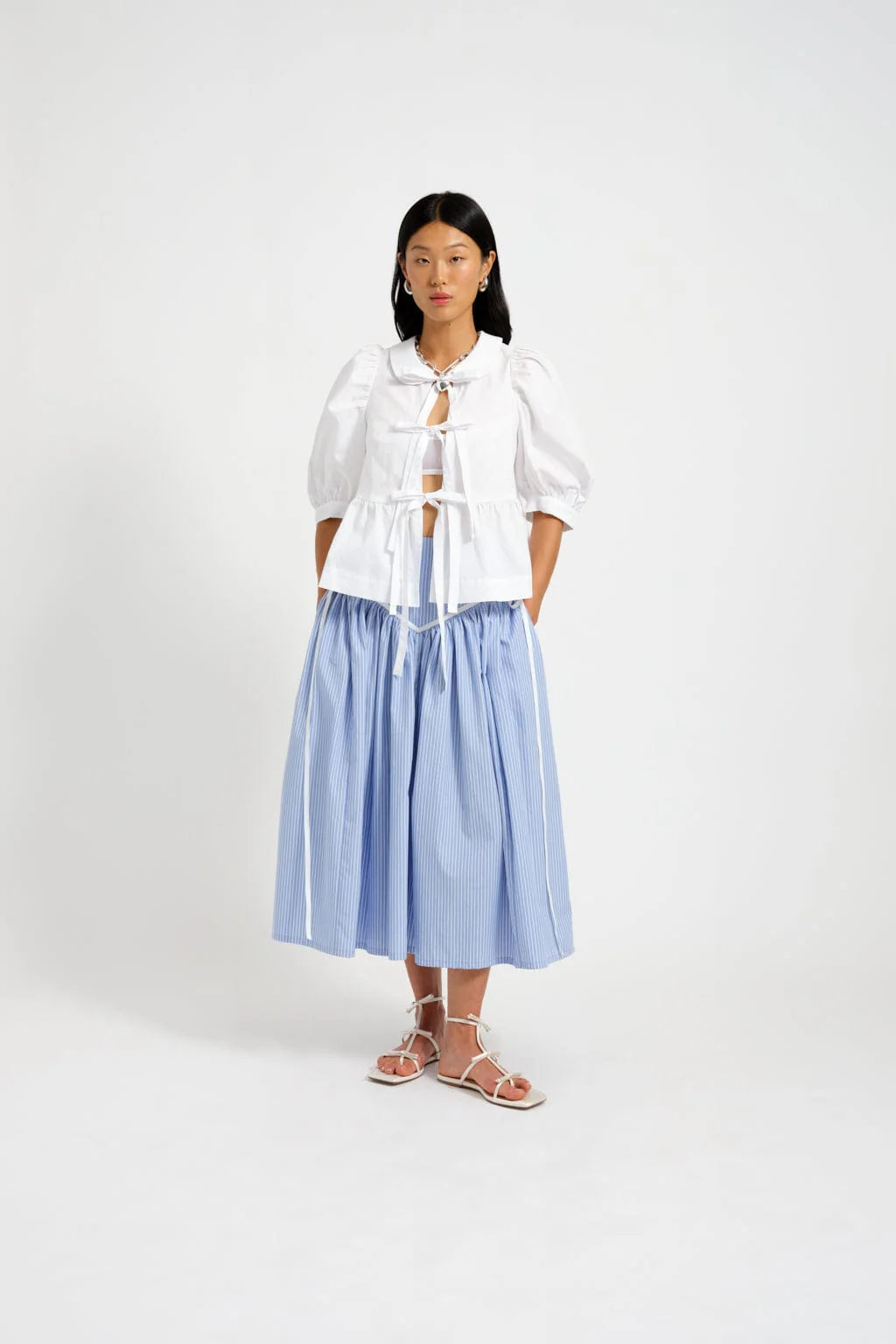 Georgie Blouse - White