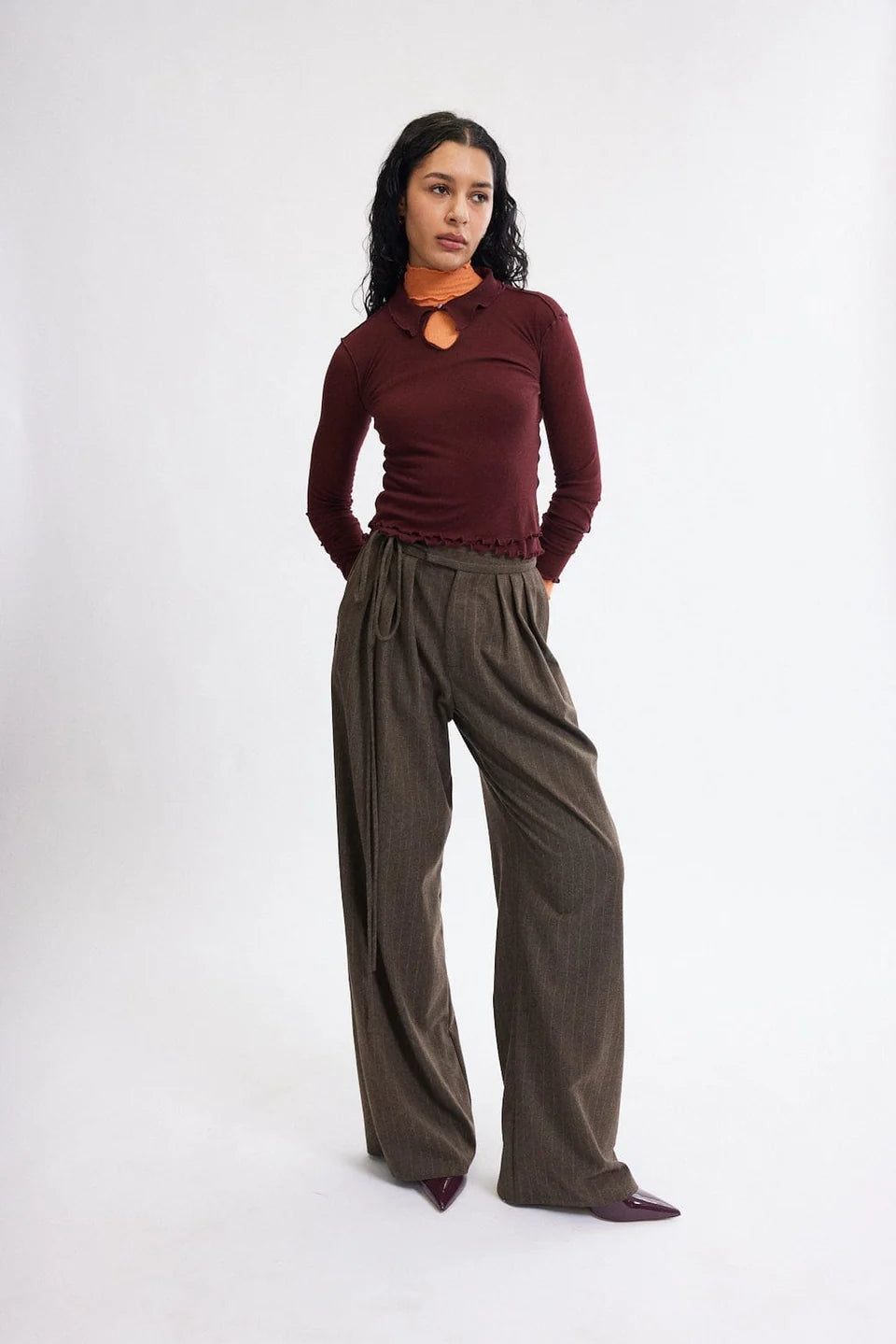 Piper Top - Oxblood