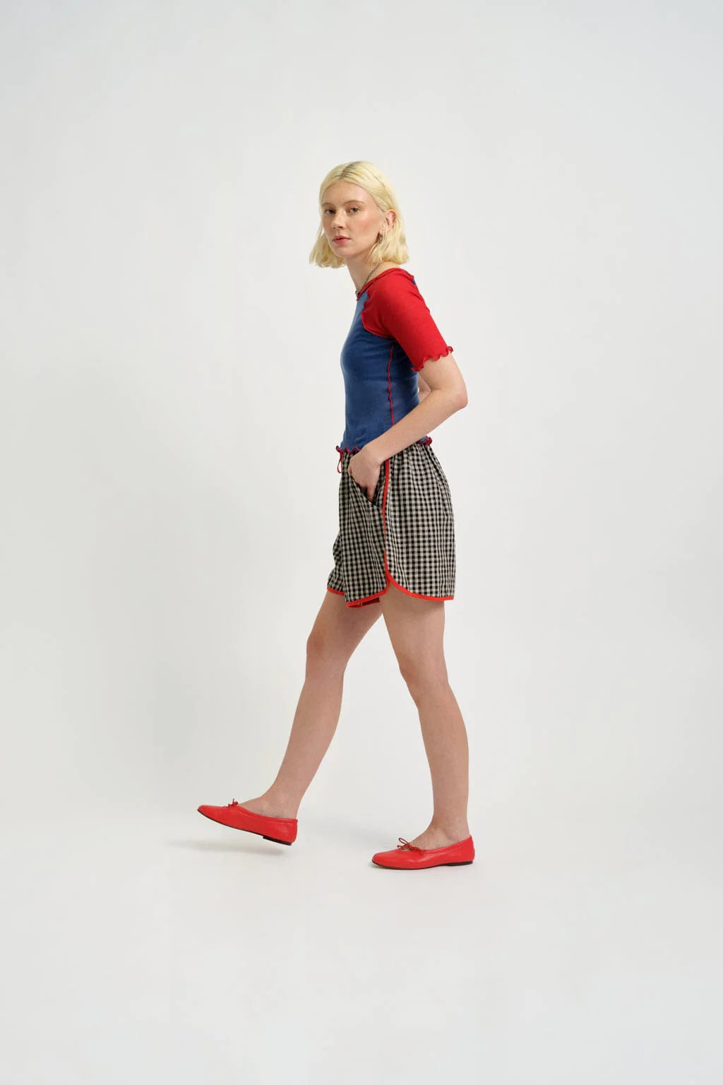 Ruth Tee - Blue & Red