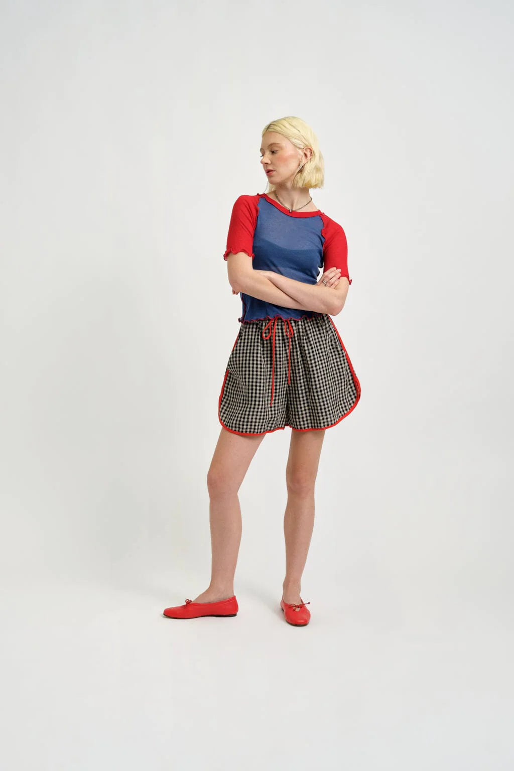 Ruth Tee - Blue & Red